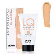 BETER Maquillaje Liquid Foundation SPF 30 Tono 02 Medium