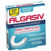 Algasiv - almohadillas adhesivas protesis (18 u inferior)