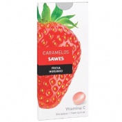 Sawes Caramelos Blister sin azúcar Fresa (22 g)