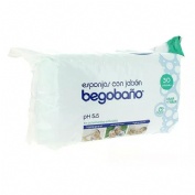 Begobaño Esponja enjabonada desechable (30 ud)