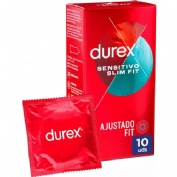 Durex sensitivo slim fit - preservativos (10 unidades)