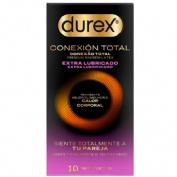 Durex Conexión Total Extra Lubricado 10 preservativos