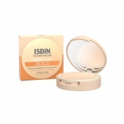 Fotoprotector isdin compact spf 50  1 envase 10 g color light - maquillaje compacto oil-free