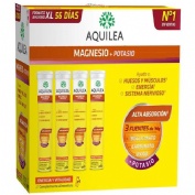 Aquilea magnesio+ potasio  56 comprimidos efervescentes sabor naranja formato xl