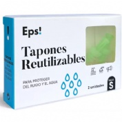 Tapones de silicona reutilizables - eps! (2 unidades talla s)