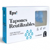 Tapones de silicona reutilizables - eps! (2 unidades talla l)
