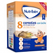 Nutribén 8 Cereales con un toque de miel con Leche adaptada (600 g)