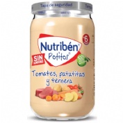 Nutribén Potito Ternera con patatas y zanahorias +6m (235 g)