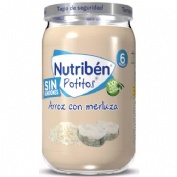 Nutribén Potito Suprema de merluza con arroz +6m (235 g)