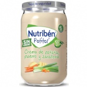 Nutriben crema de patata puerro y zanahoria (1 potito 235 g)