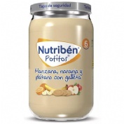 Nutribén Potito Manzana, naranja y plátano con galleta +6m (235 g)