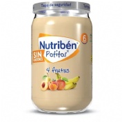 Nutriben potitos 4 frutas (1 envase 235 g)