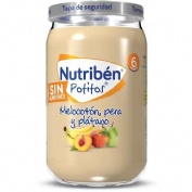 Nutribén Potito Plátano, naranja, mandarina y pera +6m (235 g)