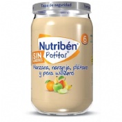 Nutribén Potito Plátano, naranja, mandarina y pera +6m (235 g)