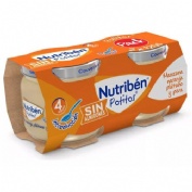 Nutriben potitos manzana, naranja, platano y pera (2 envases 120 g)