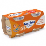 Nutriben PACK potitos Manzana Golden y pera Williams (2 envases x120 g)