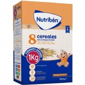 Nutriben 8 cereales y miel  1 envase 1000 g