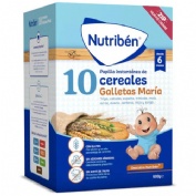 Nutriben 10 cereales galletas maria (1 bolsa 600 g)