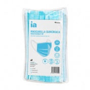 Mascarilla quirúrgica desechable adulto Interapothek (10 ud)