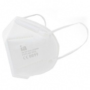 Mascarilla autofiltrante antiparticulas ffp2 nr - interapothek (4 unidades color blanca)