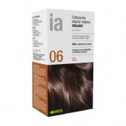 Interapothek  coloracion capilar natural organic  1 kit tono 06 rubio oscuro