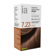 Interapothek  coloracion capilar natural organic  1 kit tono 7.23 rubio medio perla dorado