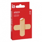 Interapothek apositos plastico 20 unidades 7 cm x 2 cm