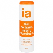 Interapothek gel de baño miel y vitamina c  1 envase 750 ml