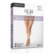 Farmalastic Media larga (a-f) compresión ligera blonda talla L color camel