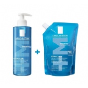 La Roche-Posay Effaclar Gel Limpiador purificante +M 400ml + refill 40%