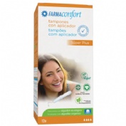 Farmaconfort Tampones de Algodón con aplicador biodegradable Súperplus (14 ud)