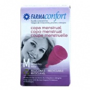 Copa menstrual - farmaconfort (1 unidad talla m)