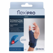 Muñequera pulgar rizartrosis reposo flexipro derecha 1 unidad talla m
