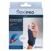Muñequera pulgar rizartrosis reposo flexipro izquierda 1 unidad talla m