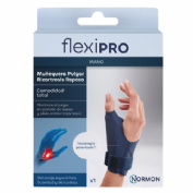 Muñequera pulgar rizartrosis reposo flexipro izquierda 1 unidad talla s