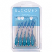 Cepillo interdental bucomed inter-picks goma 30 unidades