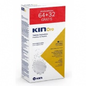 Kin oro tabletas limpiadoras limpieza protesis dental 64 + 32 tabletas - limpieza protesis dental
