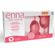 Enna Cycle Easy cup Copa menstrual 1 unidad talla L (con aplicador) 