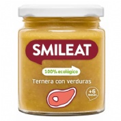 Smileat  1 tarrito 230 g sabor ternera con verduras