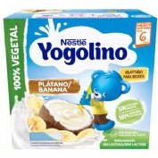 Nestle yogolino  4 tarrinas 90 g sabor coco platano