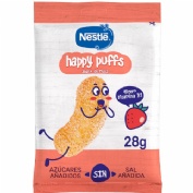 Nestle happy puffs (1 bolsa 28 g sabor maiz fresa)