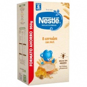 Nestle papilla 8 cereales con miel (1 envase 950 g)