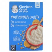 Gerber multicereales galleta 0% 0% (1 estuche 270 g)