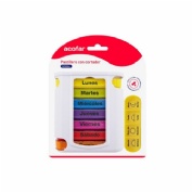 Acofar pastillero semanal con cortador (1 unidad)