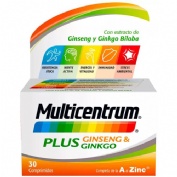 Multicentrum Plus Ginseng y Ginkgo 