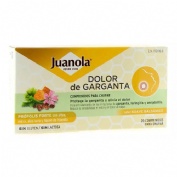 Juanola dolor de garganta propolis forte (sabor suave balsamico 20 comprimidos)