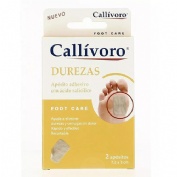 Callivoro durezas aposito de tejido (2 apositos 7,2 cm x 5 cm)