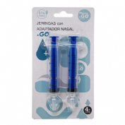 Pharma & go jeringas con adaptador nasal 2 unidades