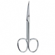 BETER Tijeras manicura pieles curva cromada 9.2 cm