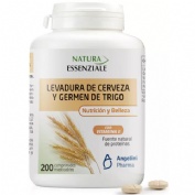 Angelini Levadura de Cerveza y germen de Trigo (200 comprimidos masticables)